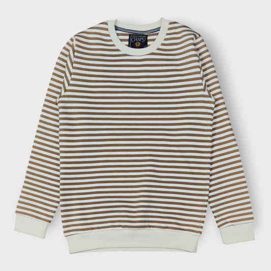 Brown Stripes Sweatshirt